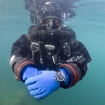 El Deep Sea Chronograph en su líquido elemento