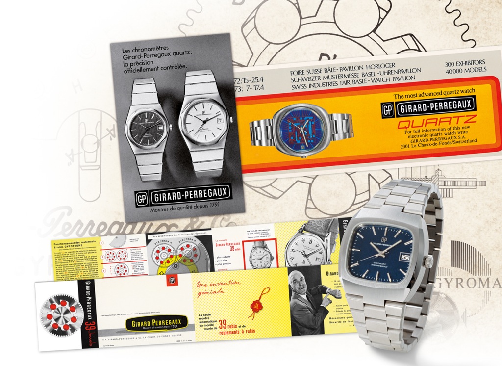 GIRARD-PERREGAUX – Historia de la manufactura III. Investigación tecnológica: el Gyromatic y la era del cuarzo.