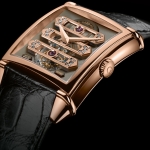 Girard-Perregaux Vintage 1945 Tourbillon bajo tres puentes de oro.