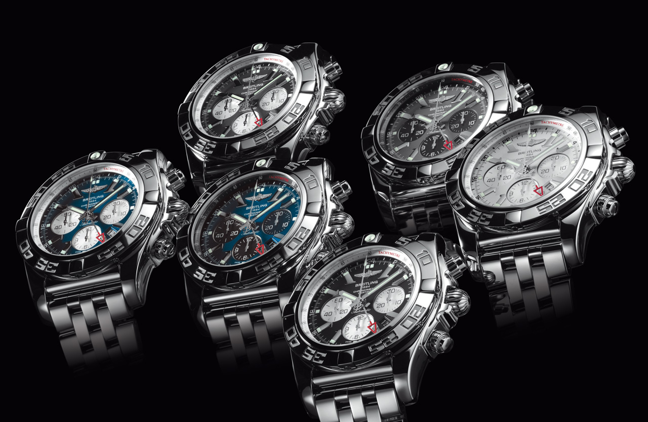 algunas variantes del Chronomat GMT de 47 mm