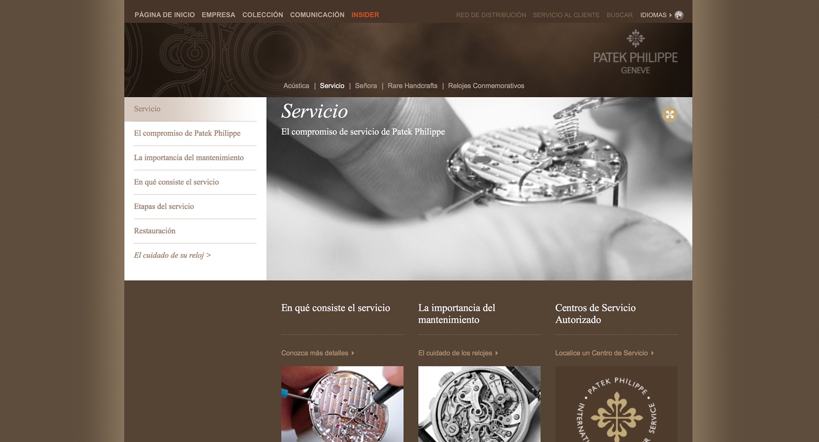 Patek Philippe Service