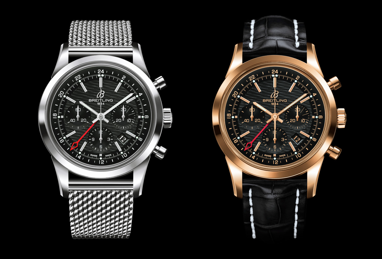 BREITLING transocean chronograph gmt versiones