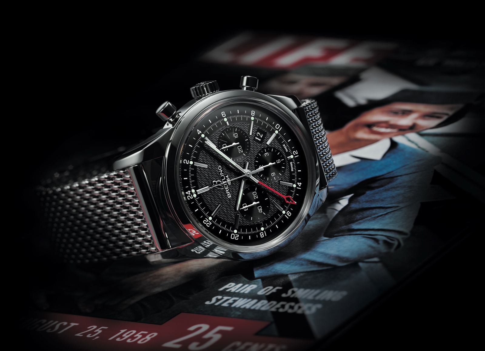 Breitling Transocean Chronograph GMT