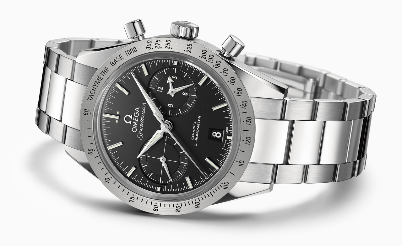 Speedmaster'57. Versión en caja y brazalete de acero.