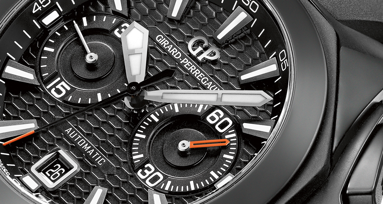 Detalle dial Chrono Hawk