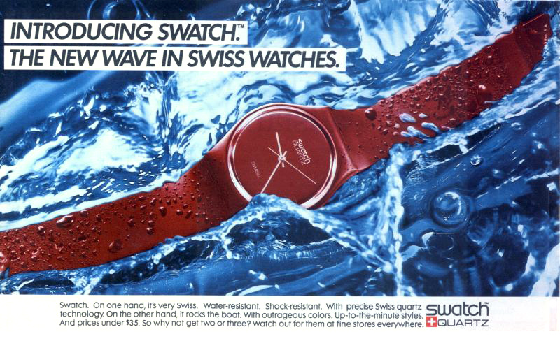 Swatch 1983 Ad