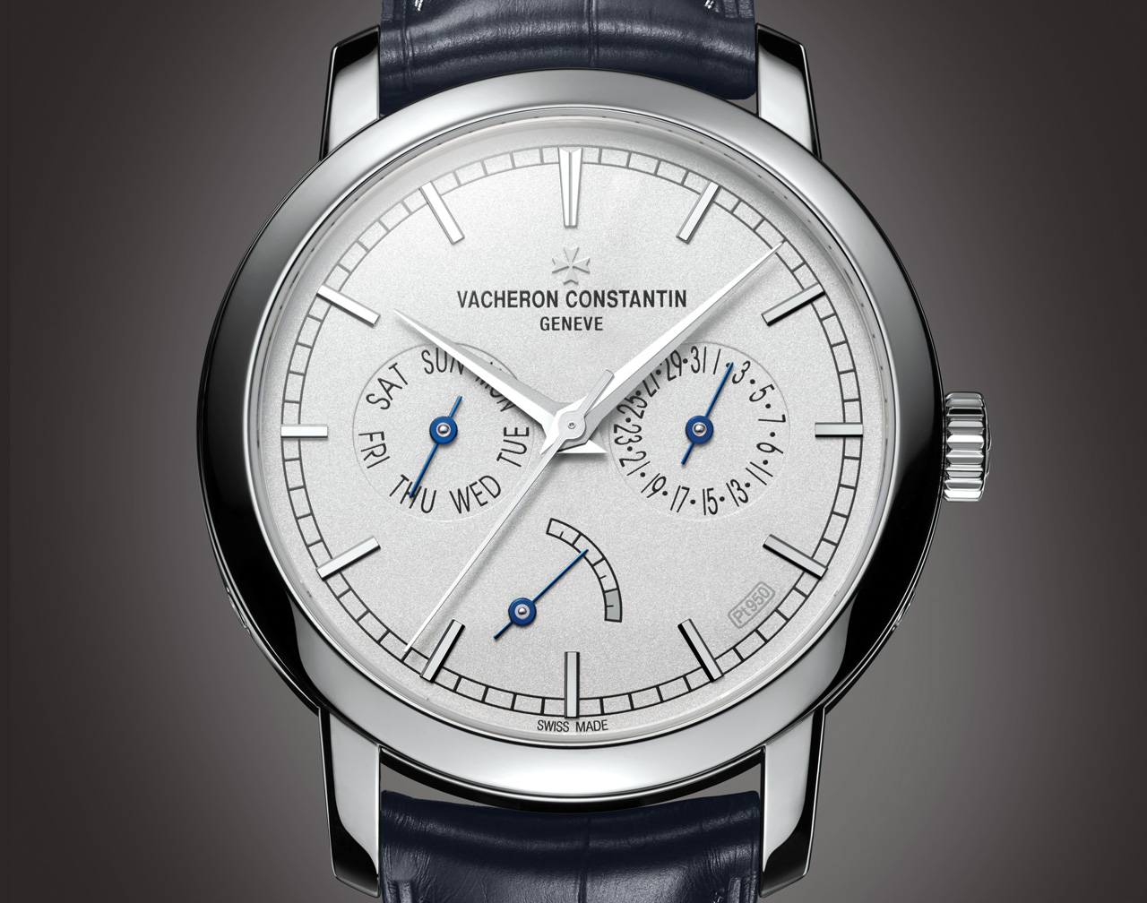 Traditionnelle Day-Date Power Reserve dial