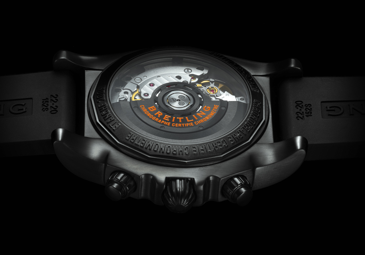 Chronomat 44 Raven back