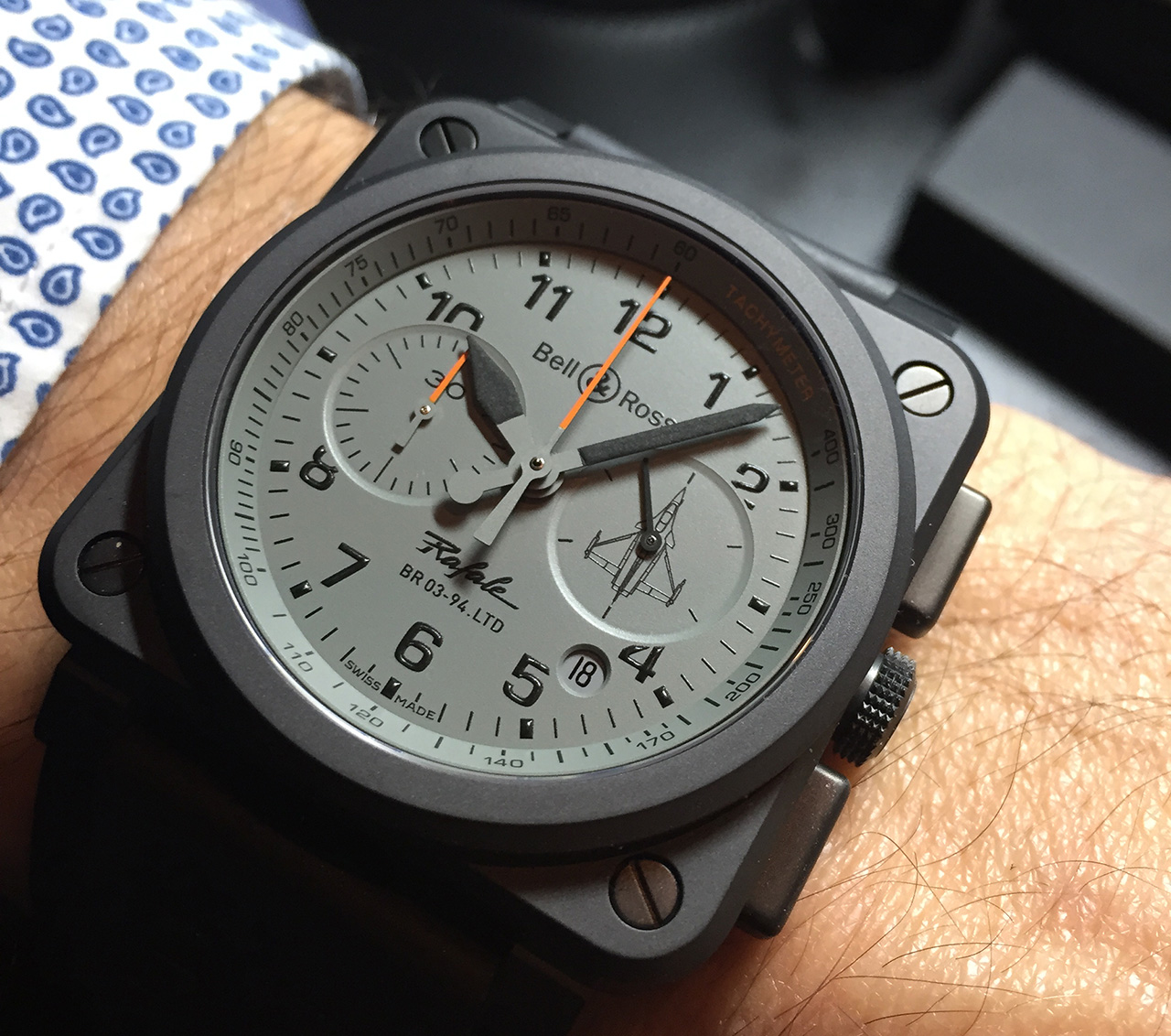 Bell & Ross BR03-94 Rafale esfera 1