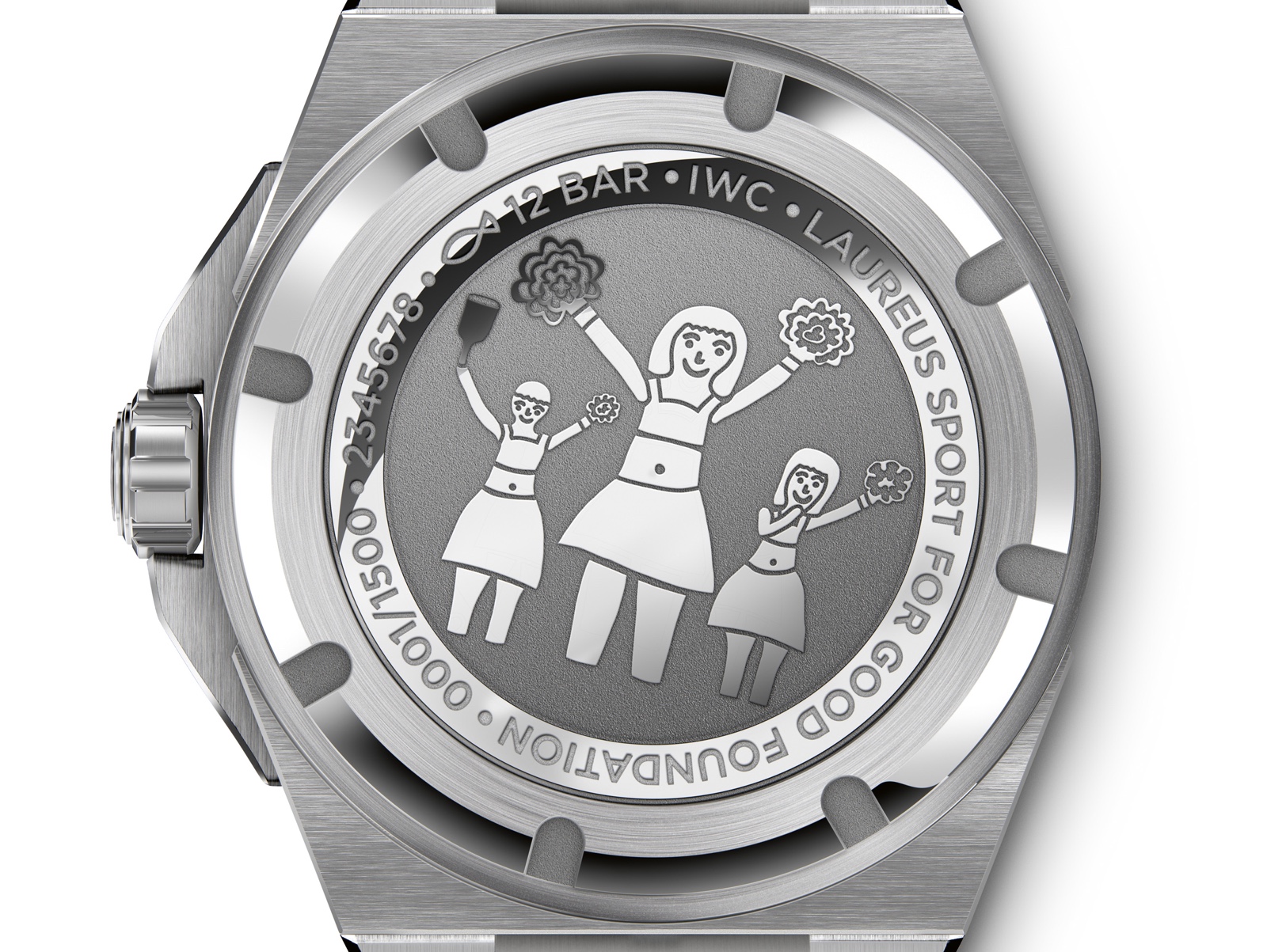IWC Ingenieur Automatic Laureus back-case IWC Ingenieur Automatic Laureus back-case