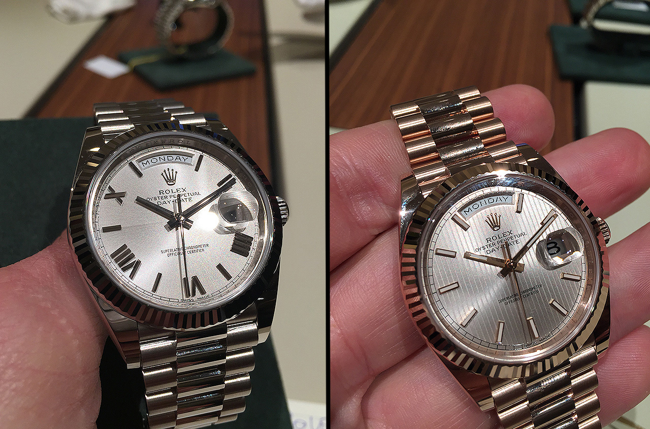Rolex Oyster Day-Date Baselworld 2015 esfera