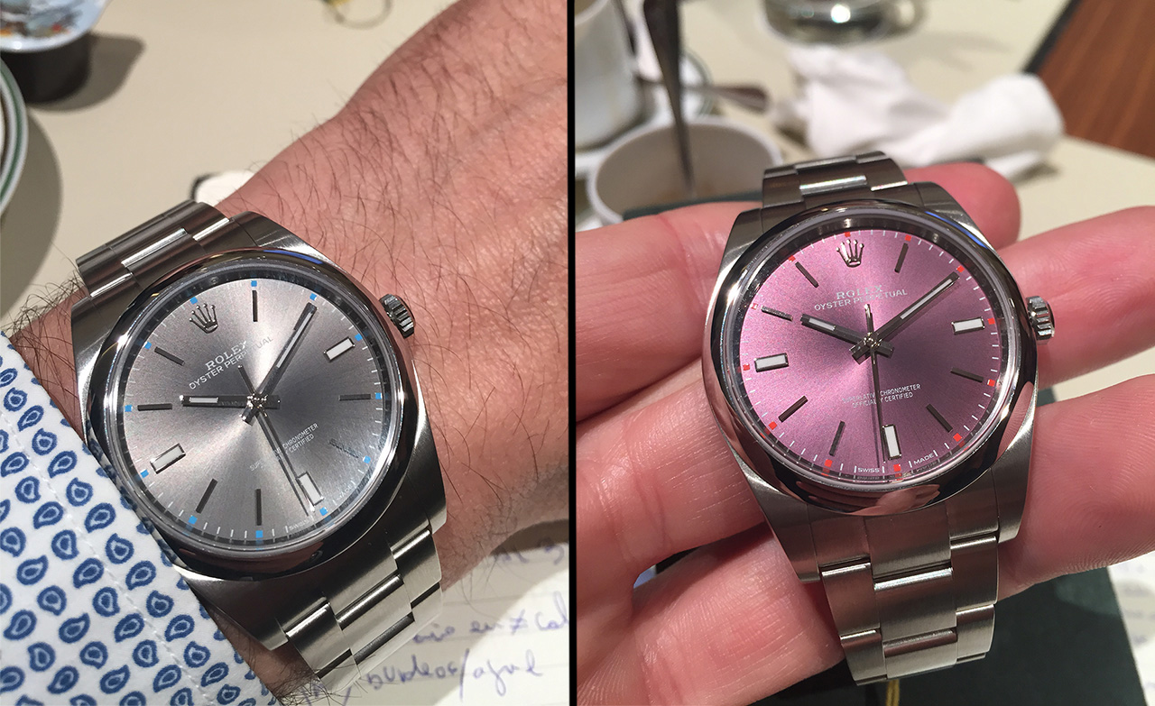 Rolex Oyster Perpetual Baselworld 2015 esfera