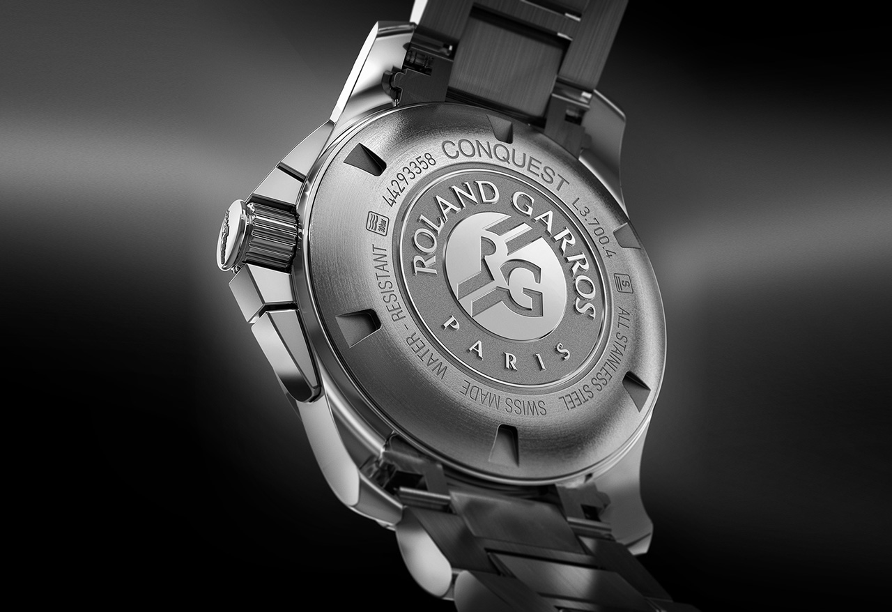 Longines Conquest 1/100th Roland Garros