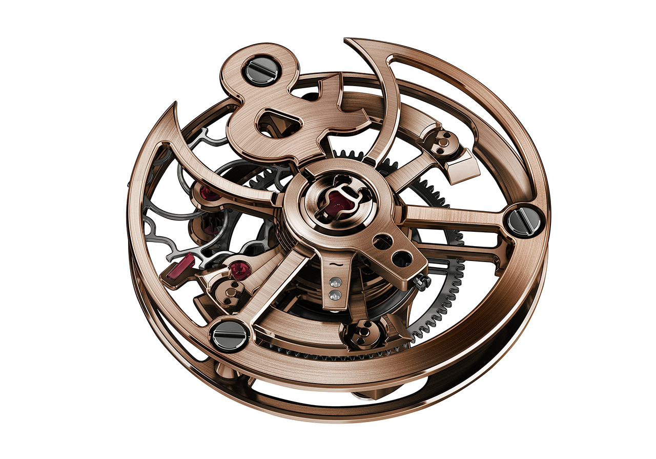 Bell & Ross BR01 Skull Bronze Tourbillon tourbillon