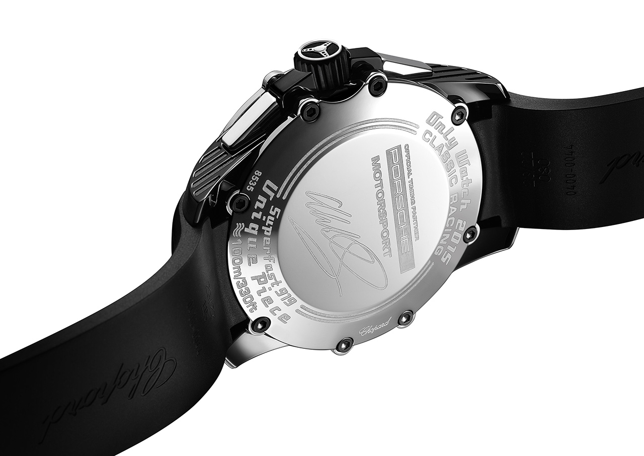 Chopard Superfast Chrono Porsche 919 Only Watch 2015 trasera