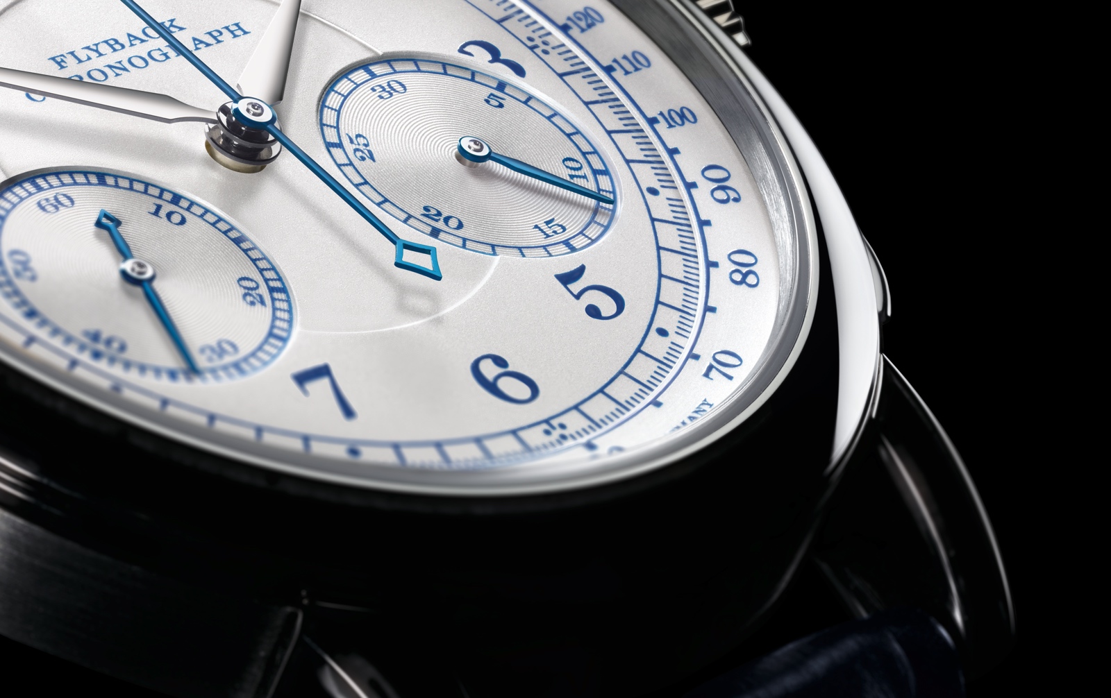 A. Lange & Söhne 1815 Chronograph boutique detail