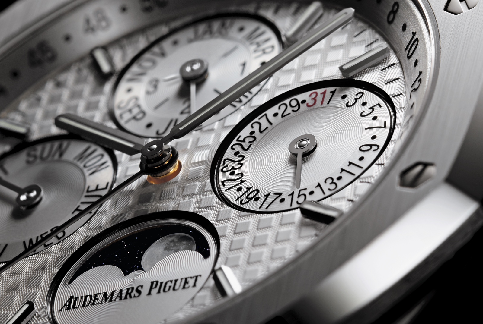 Audemars Piguet Perpetual Calendar dial detail