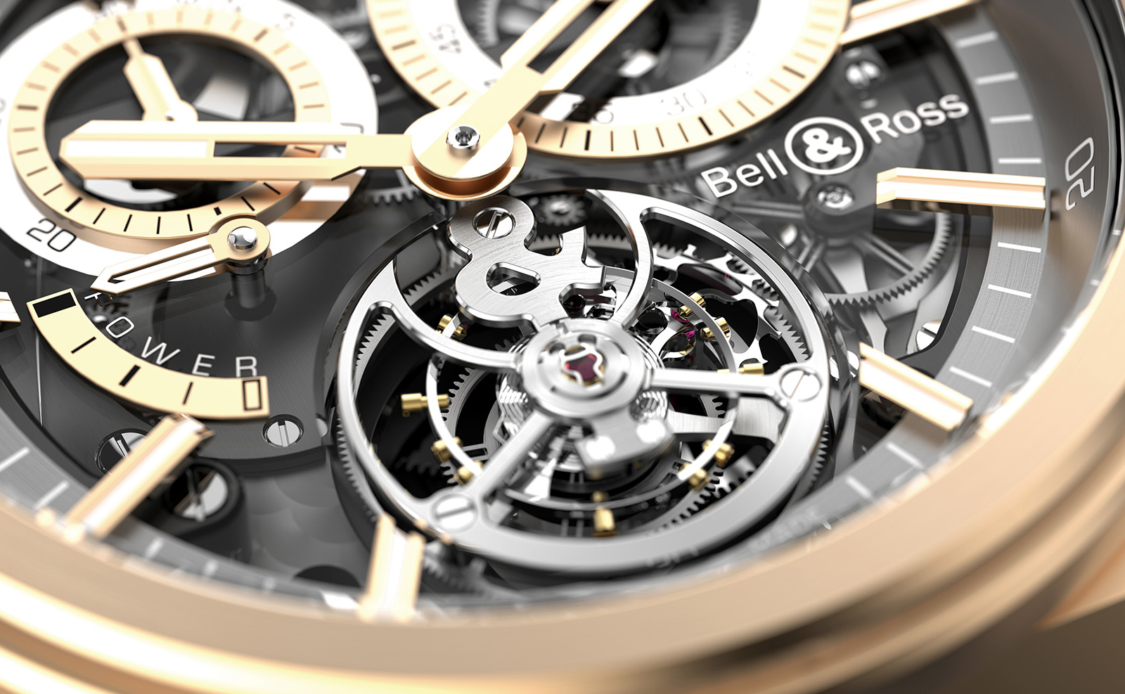 Bell & Ross BR-X1 Tourbillon Mono-Pusher Chronograph crop esfera