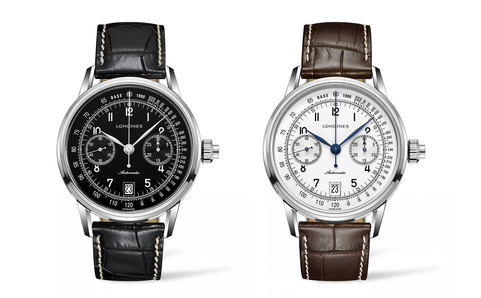 Longines Column-Wheel Single Push-Piece Chronograph versiones