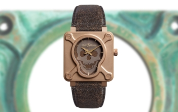 Bell & Ross BR 01 SKull Bronze