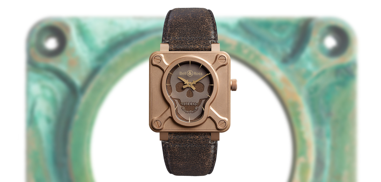Bell & Ross BR 01 SKull Bronze