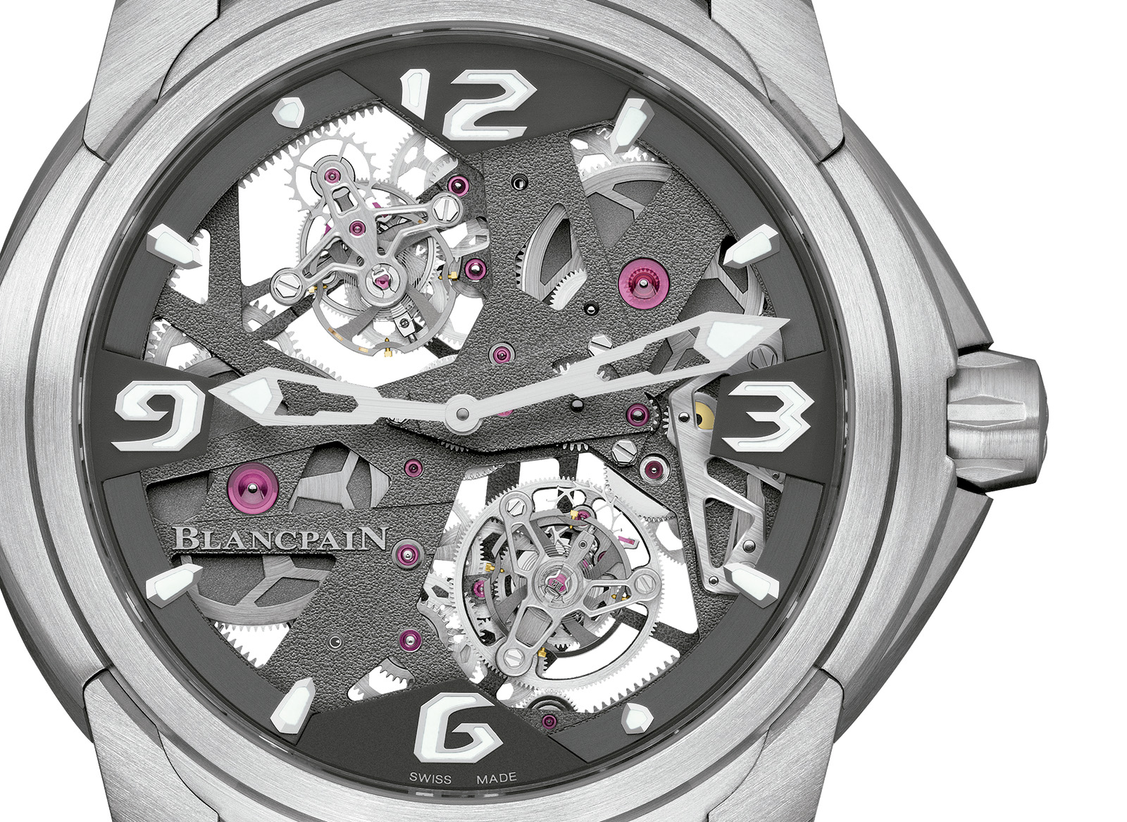 Blancpain L-Evoultion Tourbillon Carrousel crop esfera