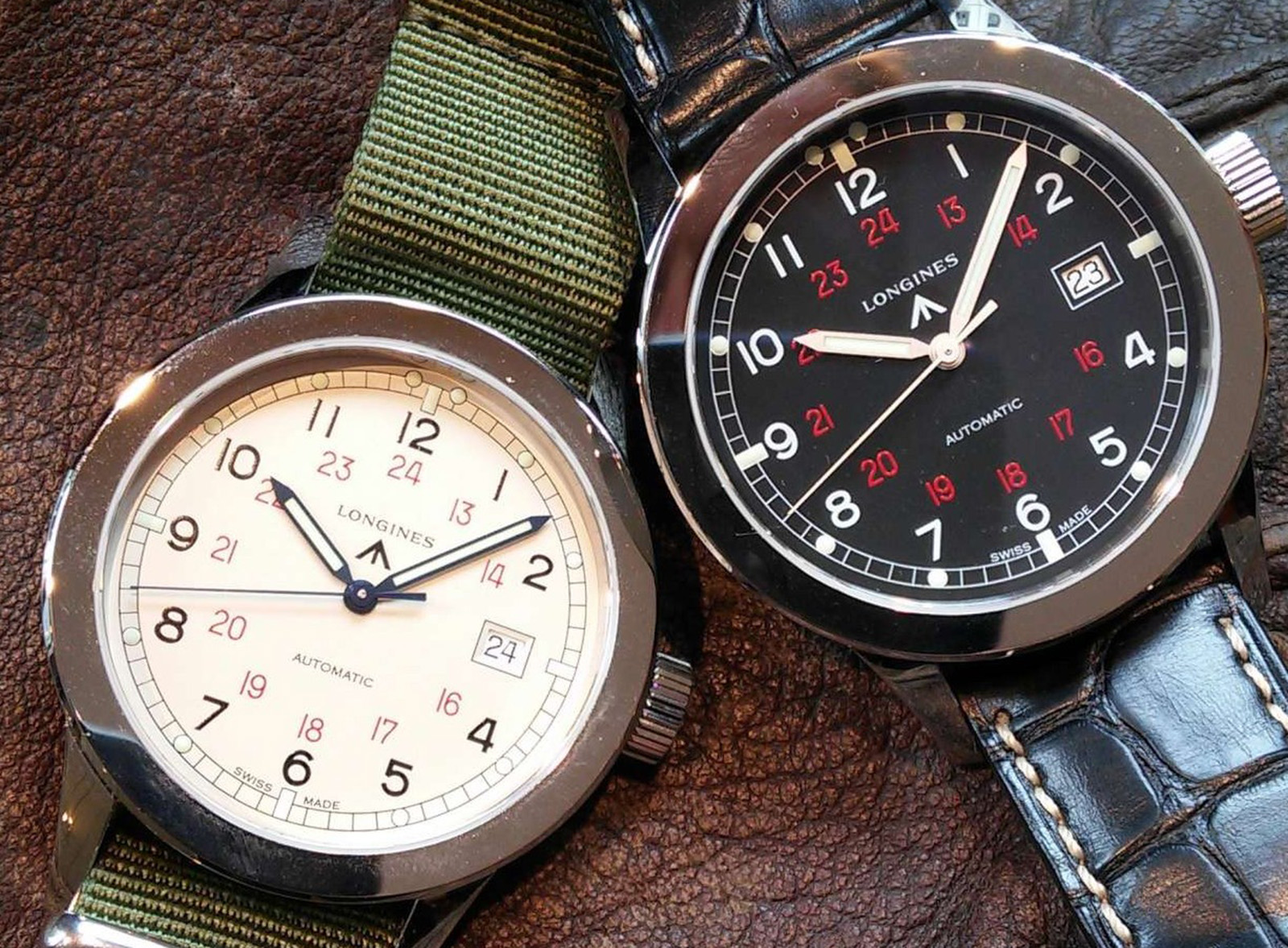 Longines Heritage Military COSD versiones
