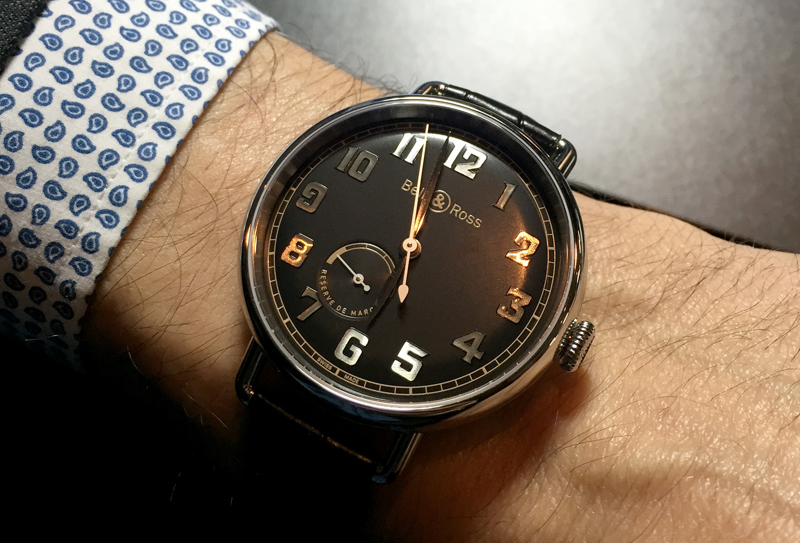 Bell & Ross Vintage WW1-97 Heritge wrist