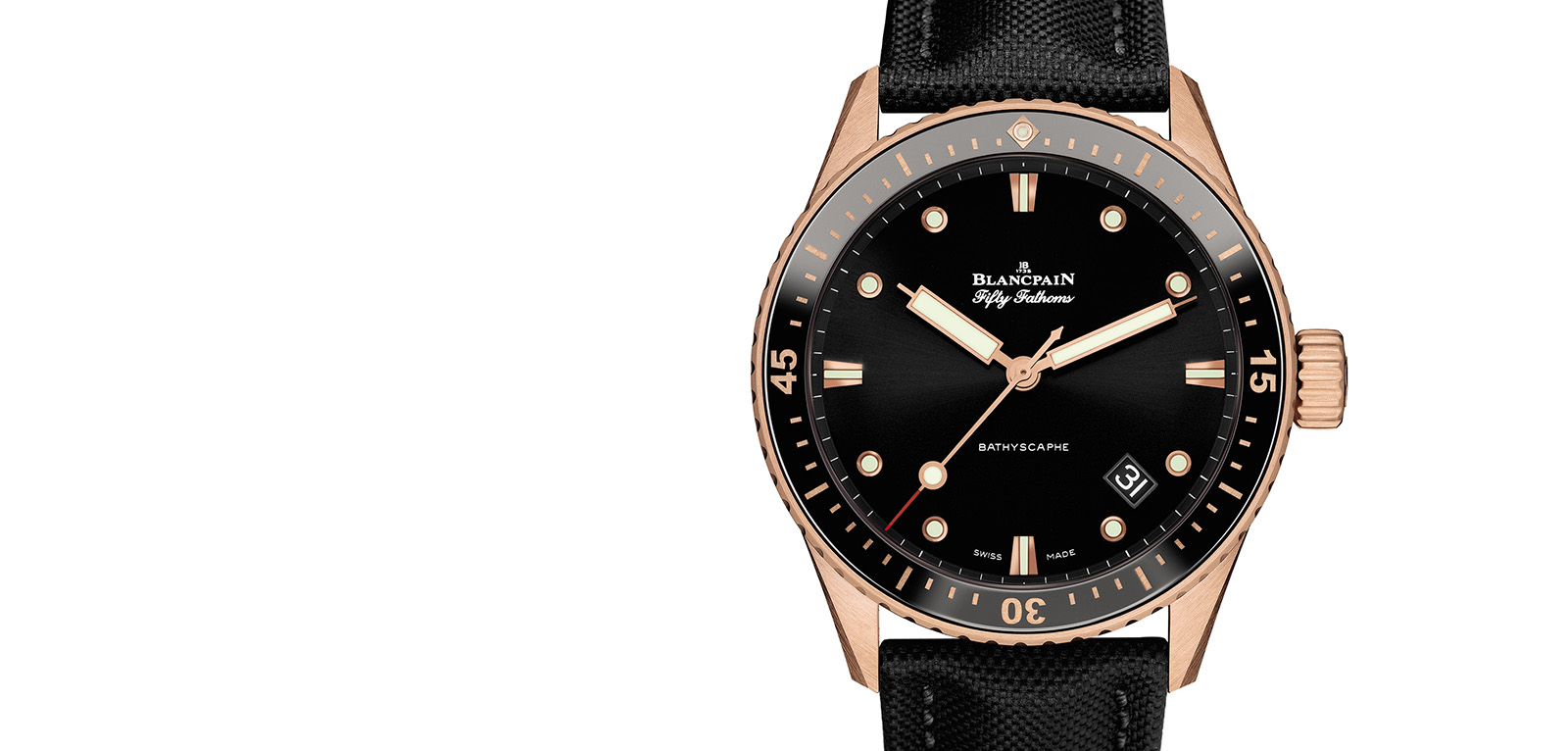 Blancpain Fifty Fathoms Bathyscaphe Sedna Gold portada