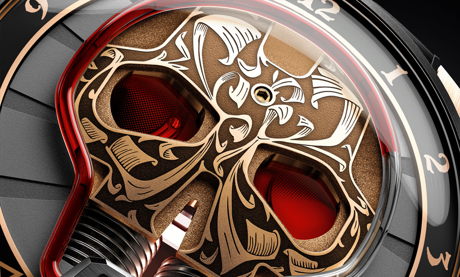 HYT Skull Maori crop esfera
