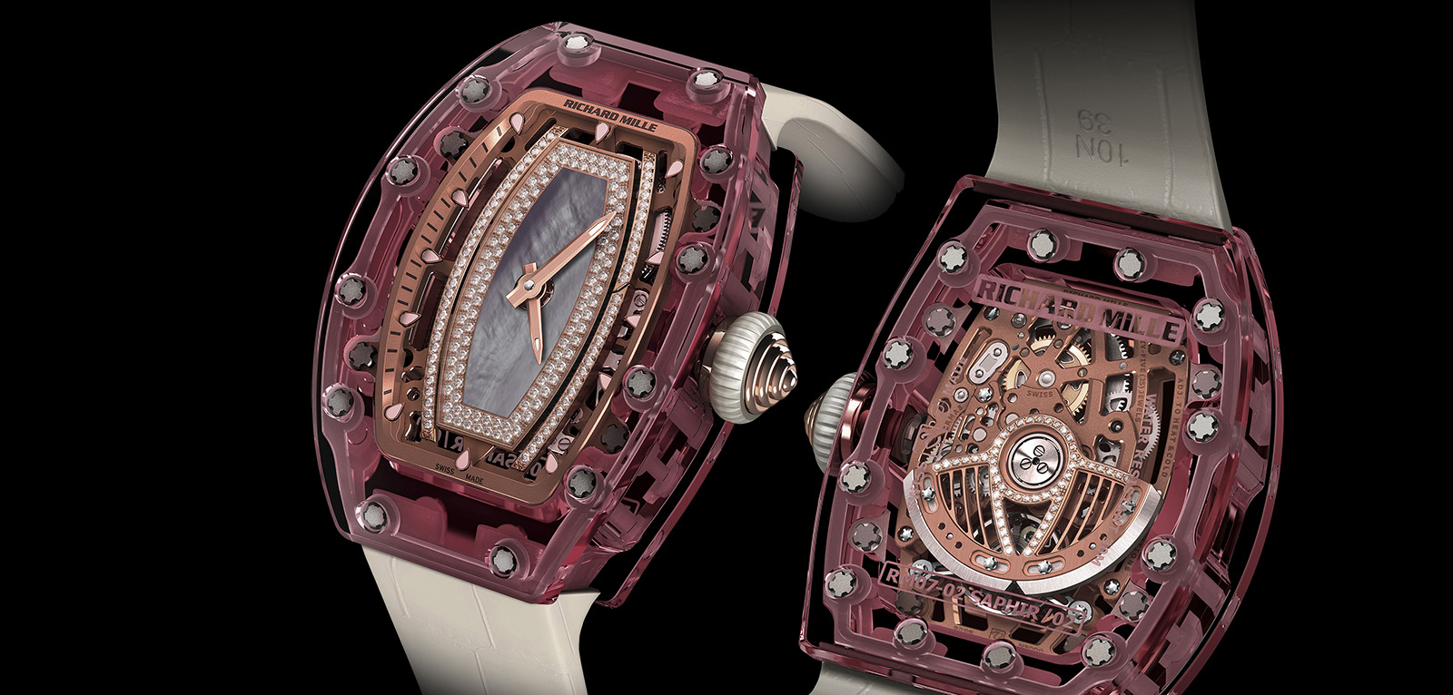 Richard Mille RM 07-02 Pink Lady Sapphire portada