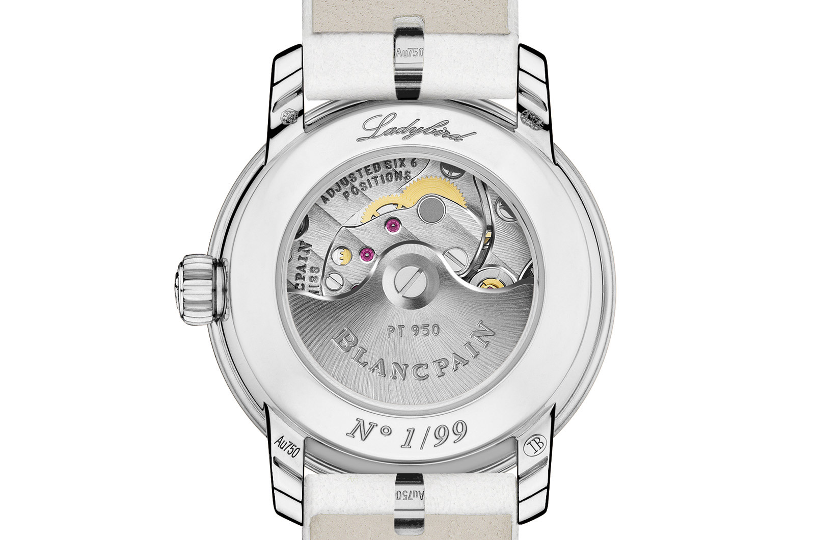 Blancpain Ladybird Ultraplate Saint-Valentin 2016 trasera