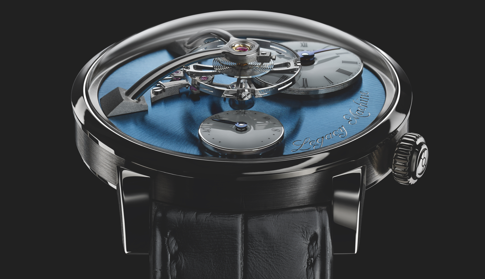 MB&F LM101 Platinum Front