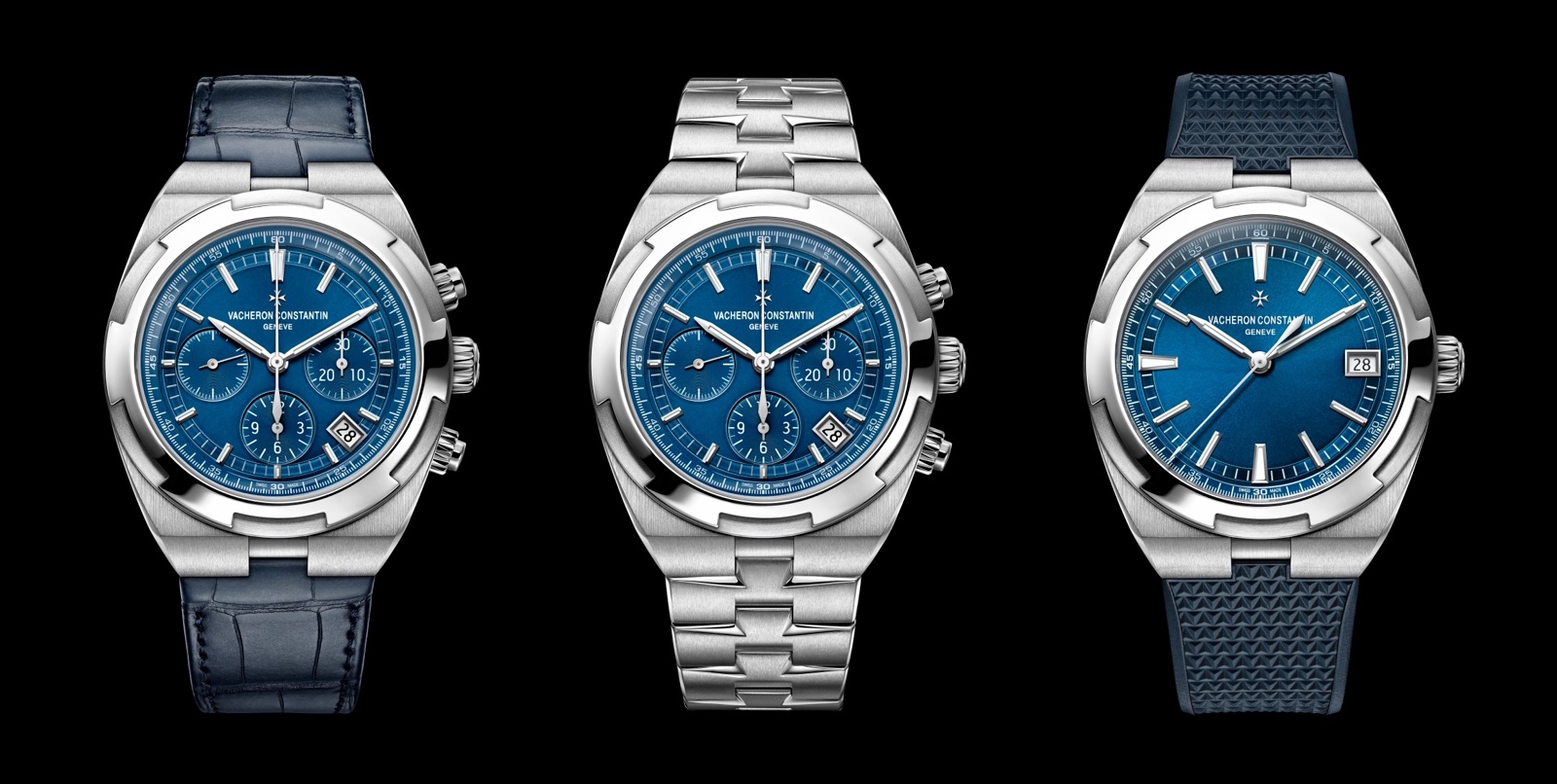 Vacheron Constantin Overseas Calibre 5200 blue trio
