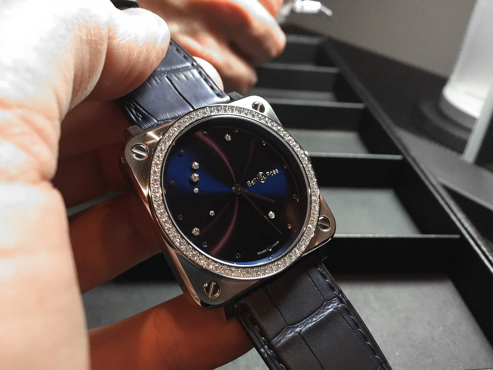 Bell & Ross BR S Diamond Eagle Diamonds