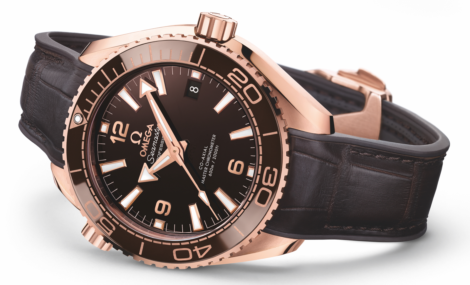 Omega Seamaster Planet Ocean 600M Master Chronometer Chronograph Chocolat