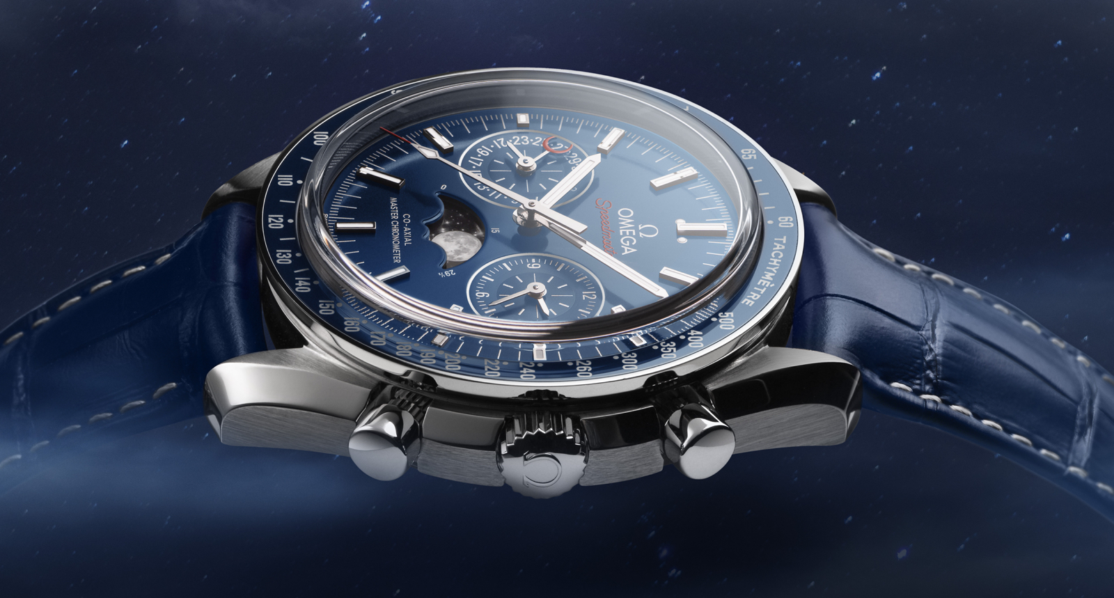 Omega Speedmaster Master Chronometer Chronograph Moonphase