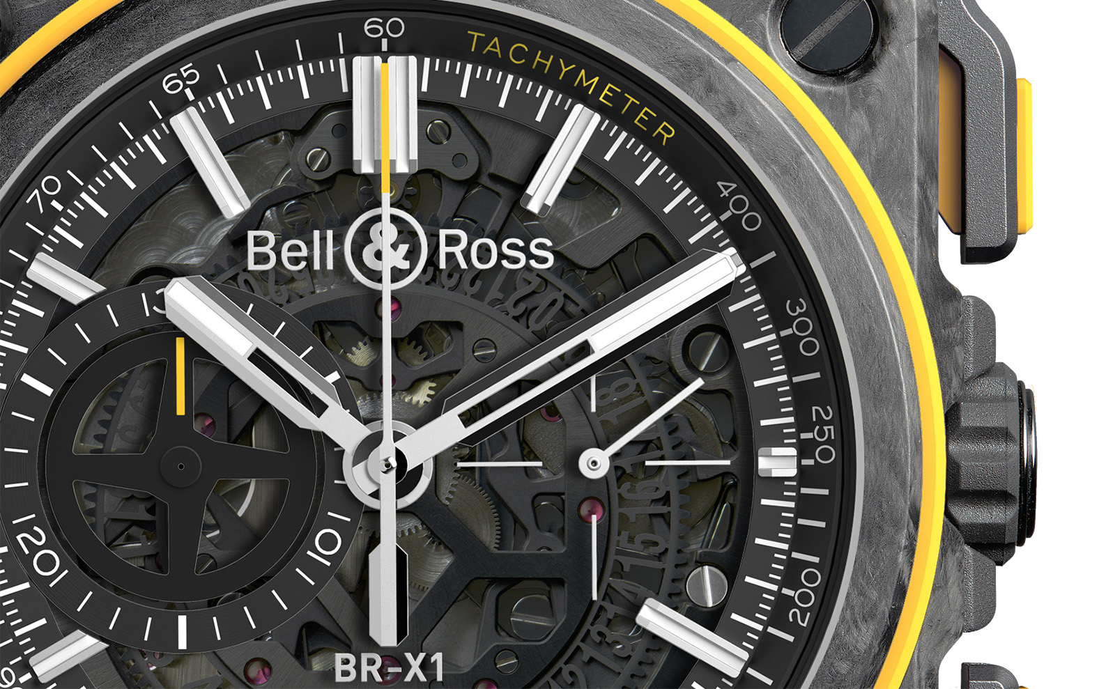 Bell & Ross BR-X1-RS16 Chronograph crop esfera