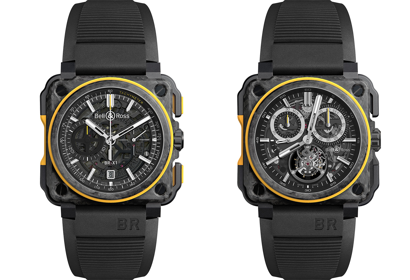 Bell & Ross BR-X1-RS16 correa caucho
