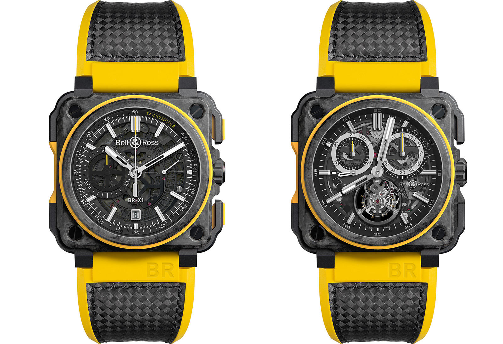 Bell & Ross BR-X1-RS16 correa fibra carbono