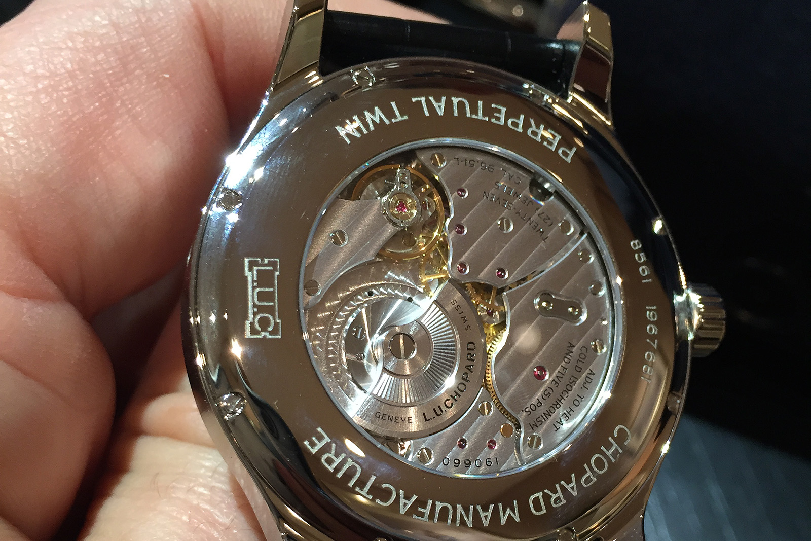 Chopard L.U.C Perpetual Twin trasera