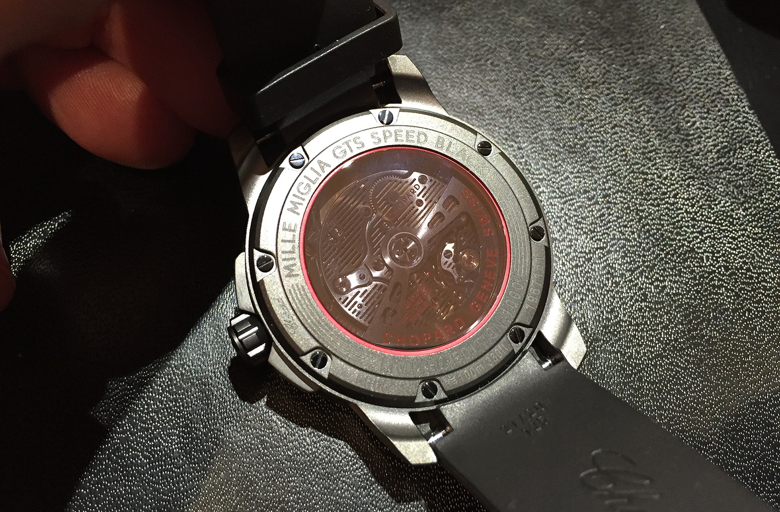 Chopard Mille Miglia GTS Speed Black trasera