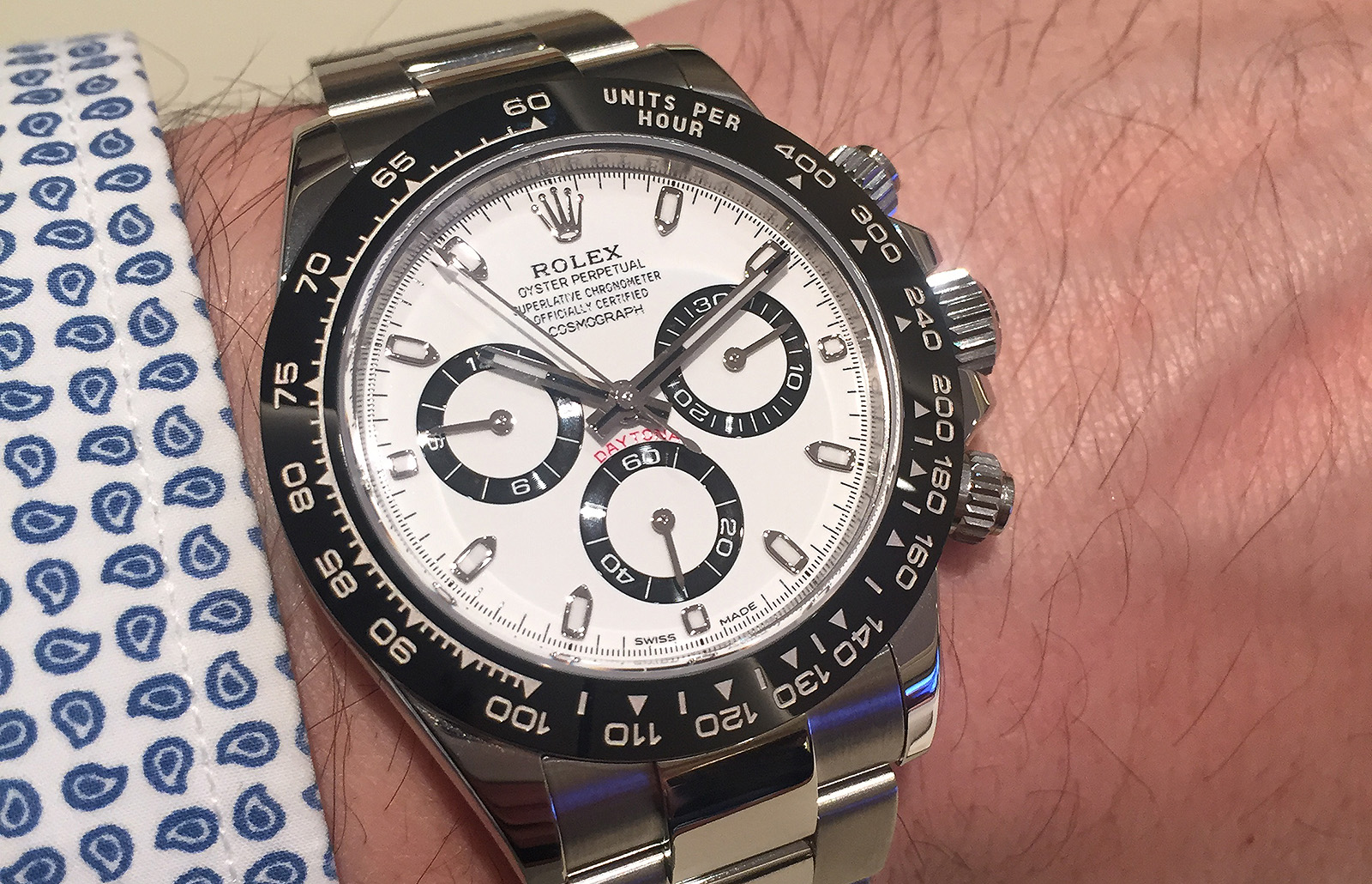 Rolex Daytona Cerachrome white 1