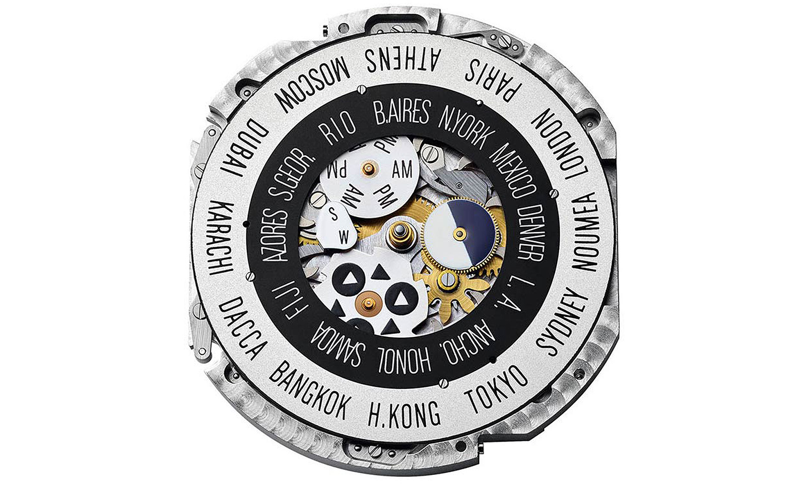 Bulgari Hora Domus Dual Timezone - calibre anverso