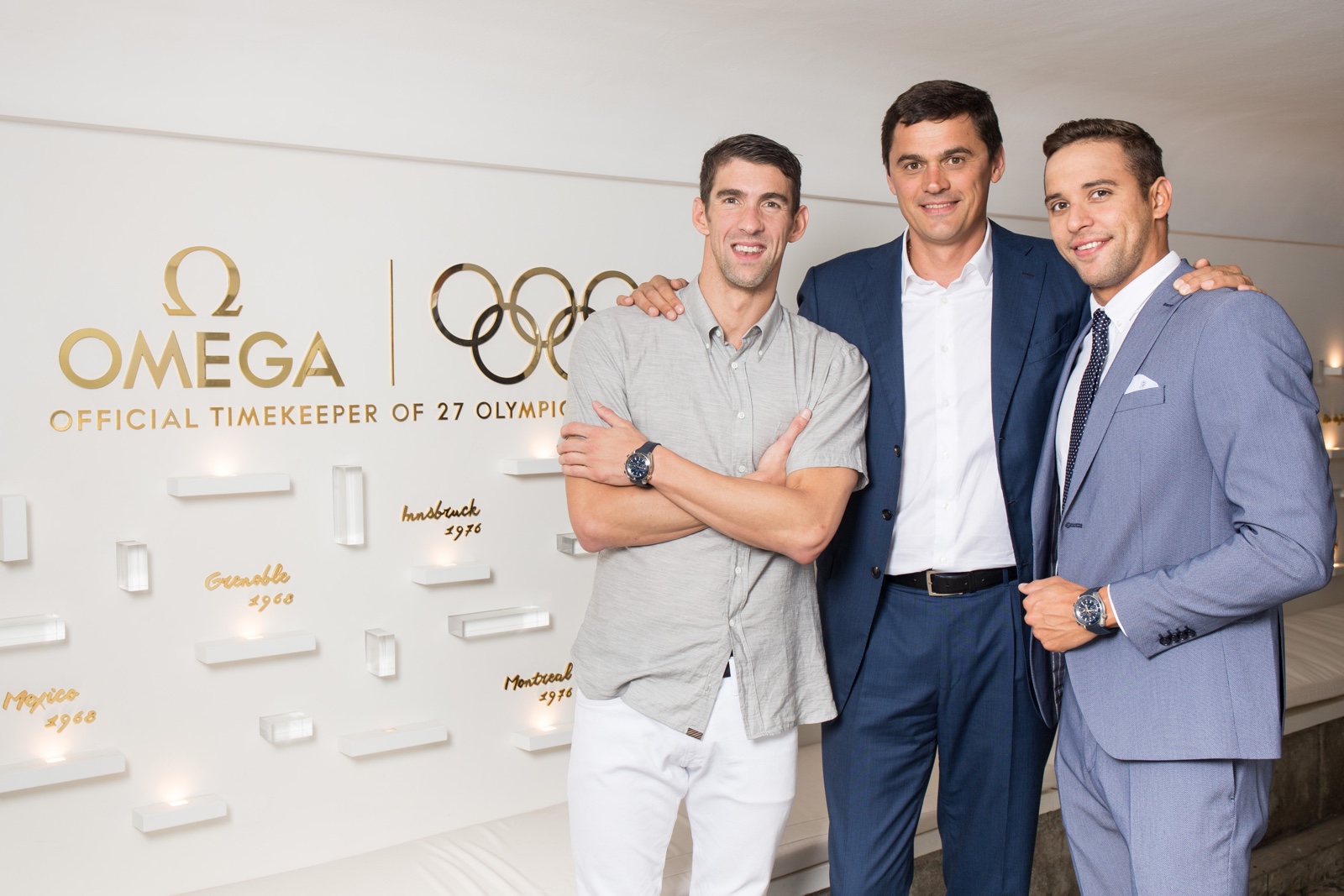 Omega House Michael Phelps