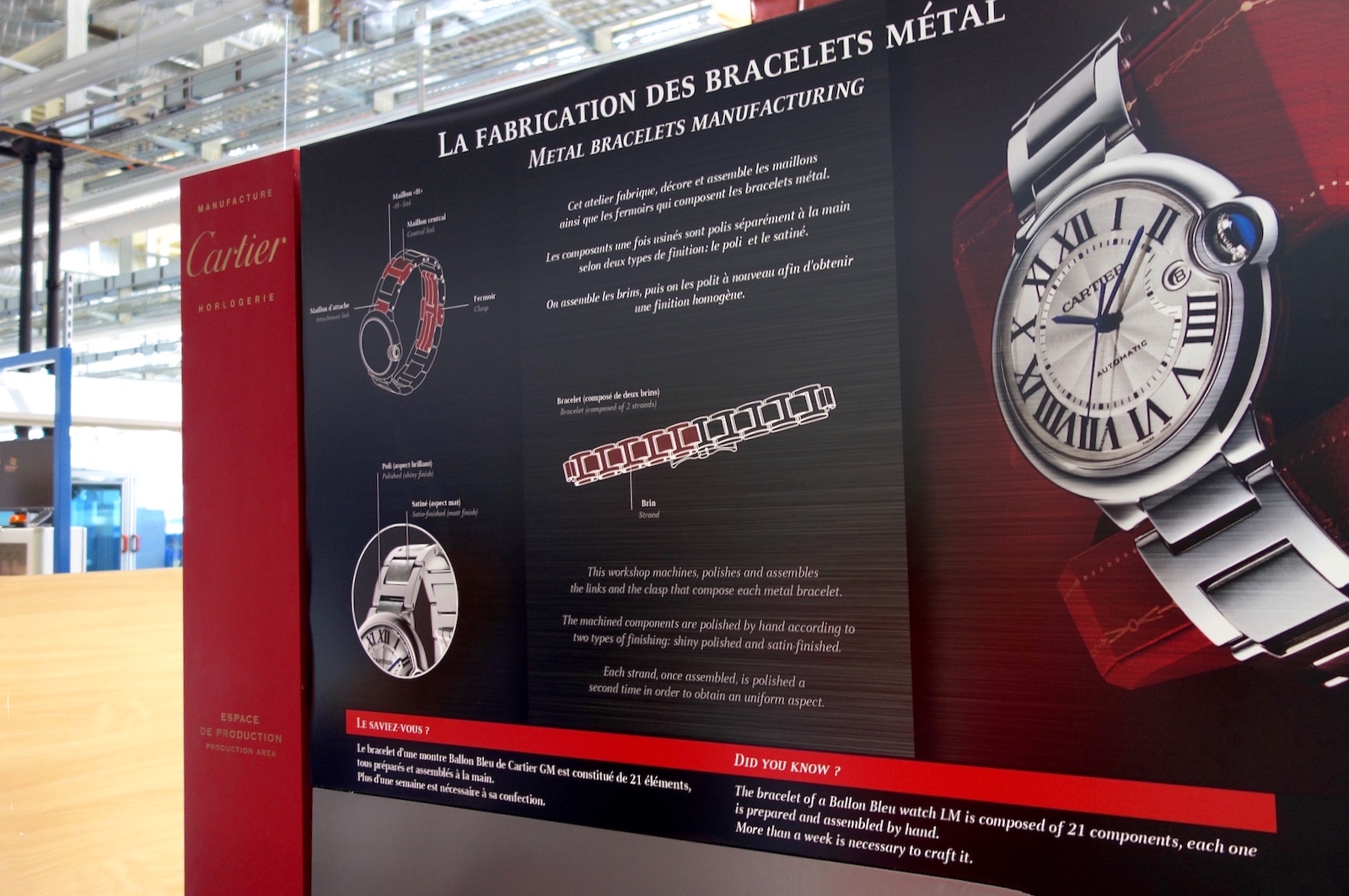 La Manufactura Cartier de La Chaux-de-Fonds - Los brazaletes