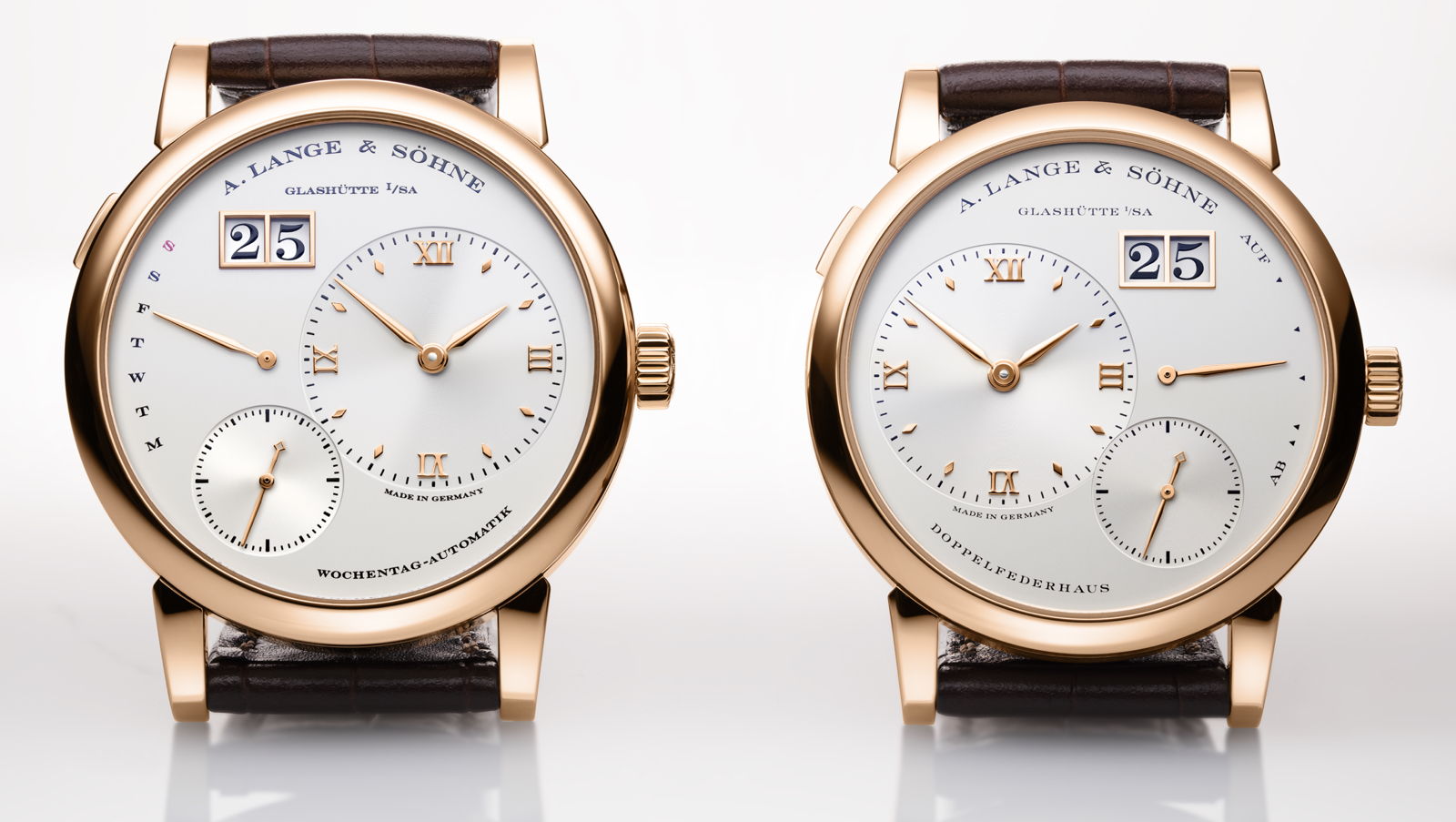 Lange 1 vs Lange 1 Daymatic Front
