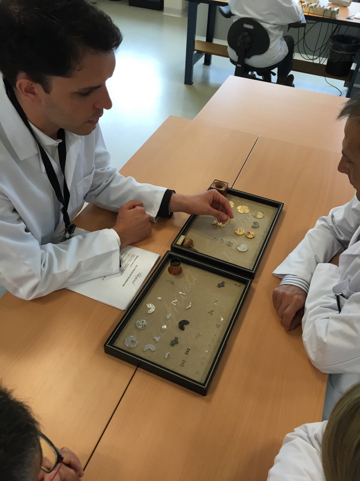 Chopard Manufacture - muestra de las diferentes decoraciones