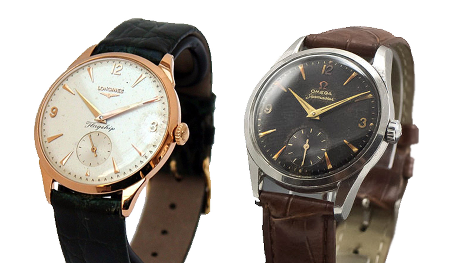 Longines Flagship y Omega Seamaster vintage