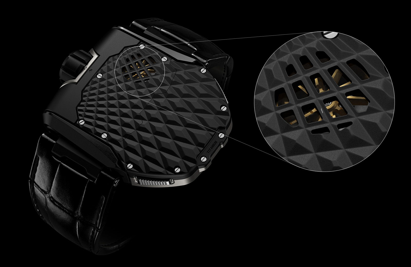 URWERK UR-T8 Bicolor trasera